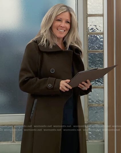 Carly’s green coat on General Hospital