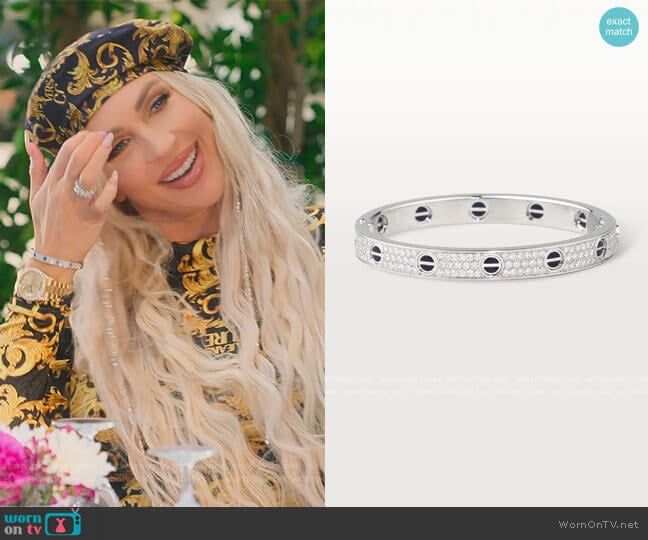 Cartier Love Bracelet worn by Christine Quinn on Selling Sunset