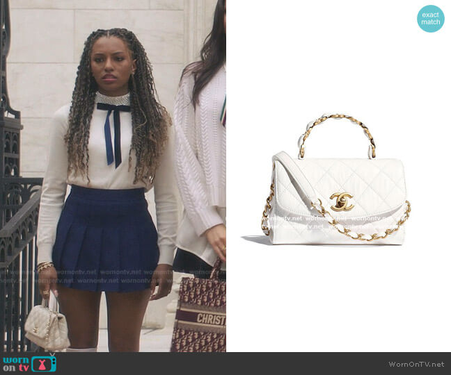 Chanel Mini Flap Bag worn by Monet de Haan (Savannah Lee Smith) on Gossip Girl