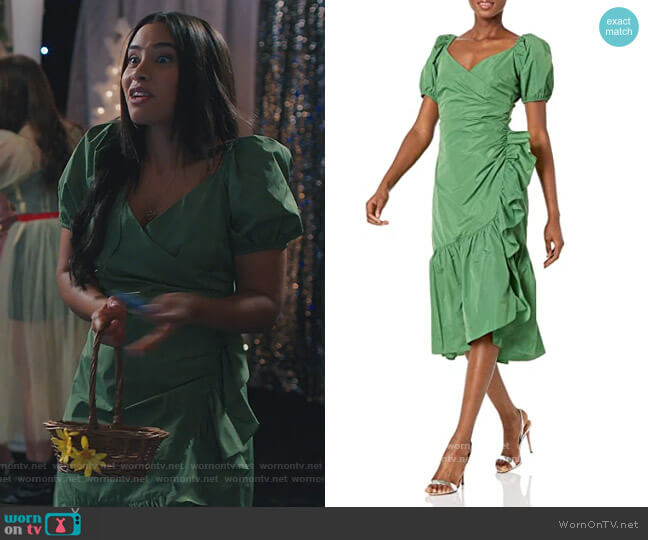 Cinq a Sept Megan Dress worn by Daisy (Haskiri Velazquez) on Saved By The Bell