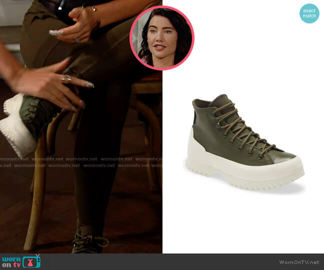Converse Chuck Taylor® All Star® Lug Sole Sneaker worn by Steffy Forrester (Jacqueline MacInnes Wood) on The Bold and the Beautiful