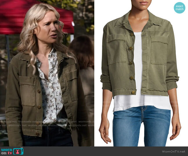 Current/Elliott The Shipyard Jacket worn by Stevie Hammer (Kristen Hager) on Chicago Med