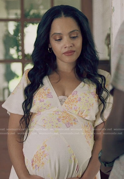 Darla’s floral midi dress on Queen Sugar