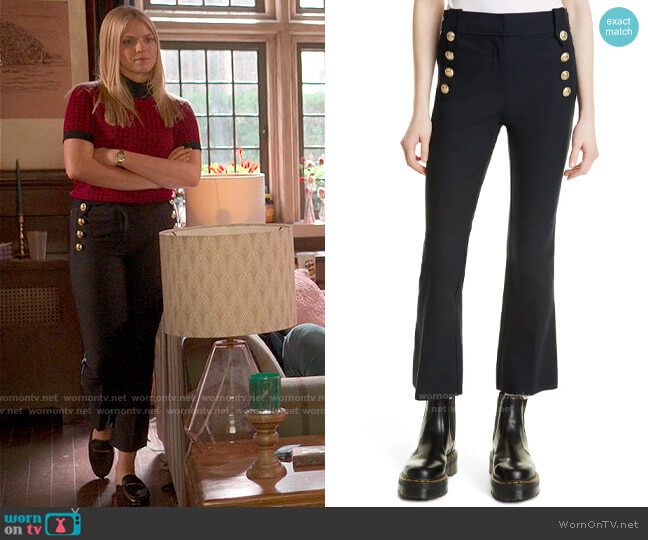 Derek Lam 10 Crosby Robertson Sailor Pants worn by Leighton Murray (Reneé Rapp) on The Sex Lives of College Girls