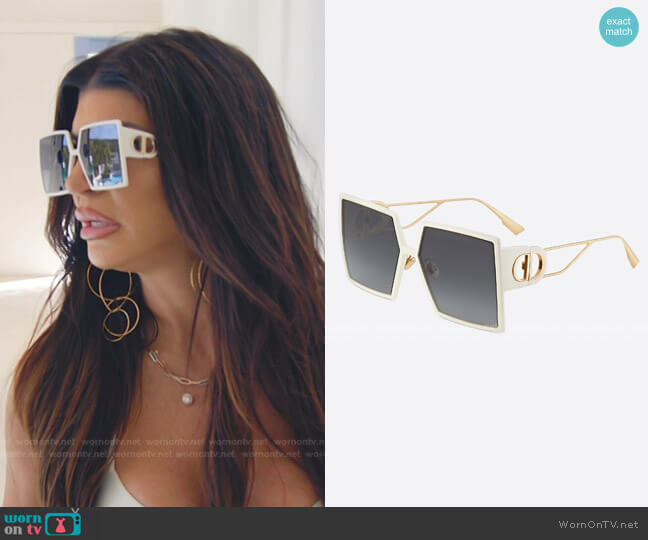 Dior 30Montaign Sunglasses worn by Teresa Giudice on The Real Housewives Ultimate Girls Trip