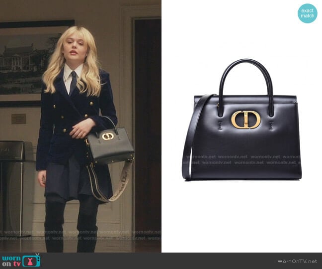 Dior St. Honore Tote Bag worn by Audrey Hope (Emily Alyn Lind) on Gossip Girl