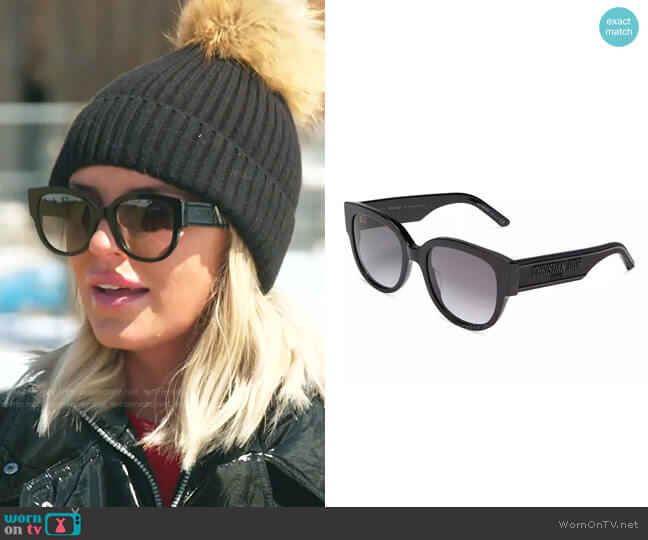 Dior Wildior Round Sunglasses worn by Whitney Rose on The Real Housewives of Salt Lake City