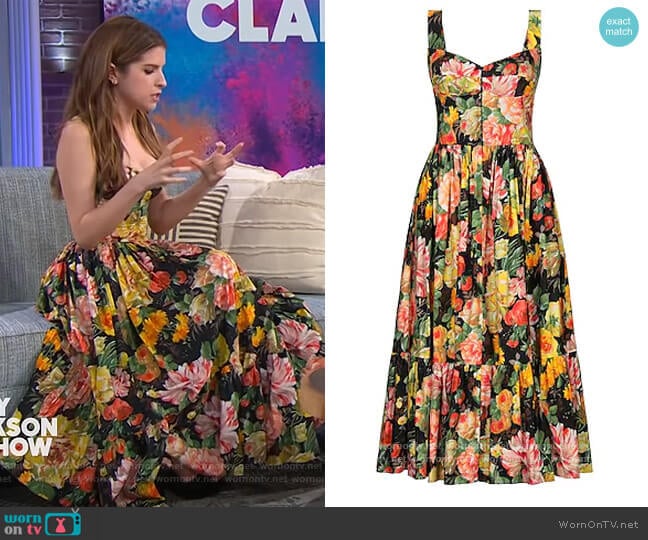 Dolce & Gabbana Floral Midi Dress