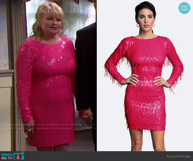 Dress The Population Lola Dress worn by Bonnie Lockhart (Judi Evans) on Days of our Lives