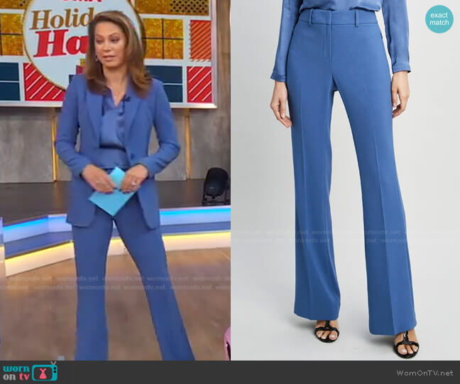 Elie Tahari Fit & Flare Pants worn by Ginger Zee on Good Morning America