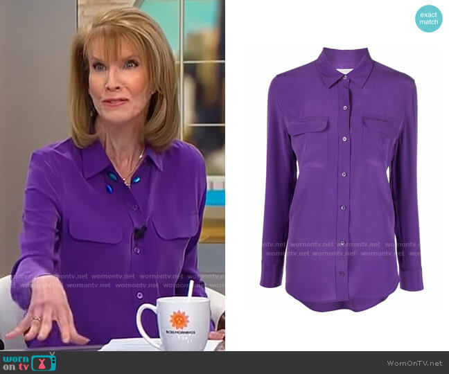 Equipment Slim Signature Silk Shirt