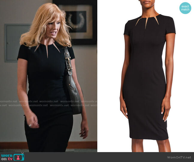 Escada Daylor Sheath Dress worn by Beth Dutton (Kelly Reilly) on Yellowstone