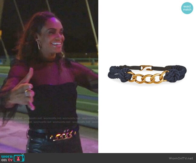 Etro Nautical Rope & Chain Belt worn by Michelle Young on The Bachelorette