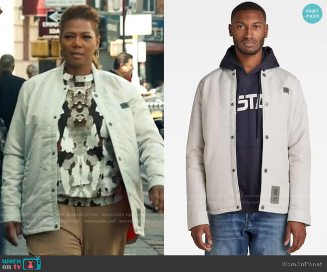 G Star RAW 10 Degrees Padded Overshirt worn by Robyn McCall (Queen Latifah) on The Equalizer