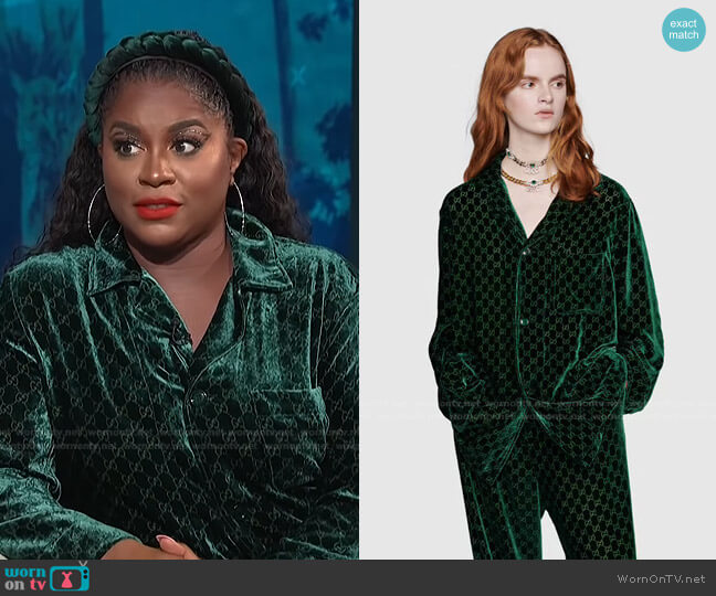 Gucci GG Velvet Shirt