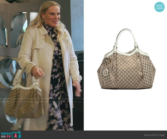 Louis Vuitton Monogram Large Sukey Tote worn by Heather Gay on The Real Housewives of Salt Lake City