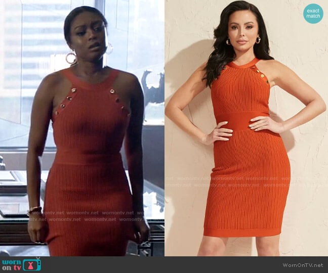 Guess Esmeray Sweater Dress in Rogue worn by Ryan Wilder (Javicia Leslie) on Batwoman