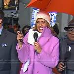 Hoda’s pink coat on Today