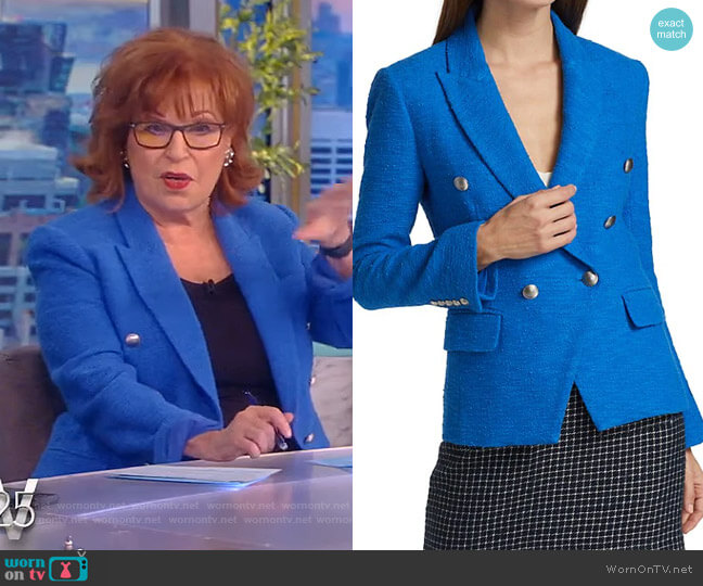 L'Agence Kenzie Double-Breasted Blazer worn by Joy Behar on The View