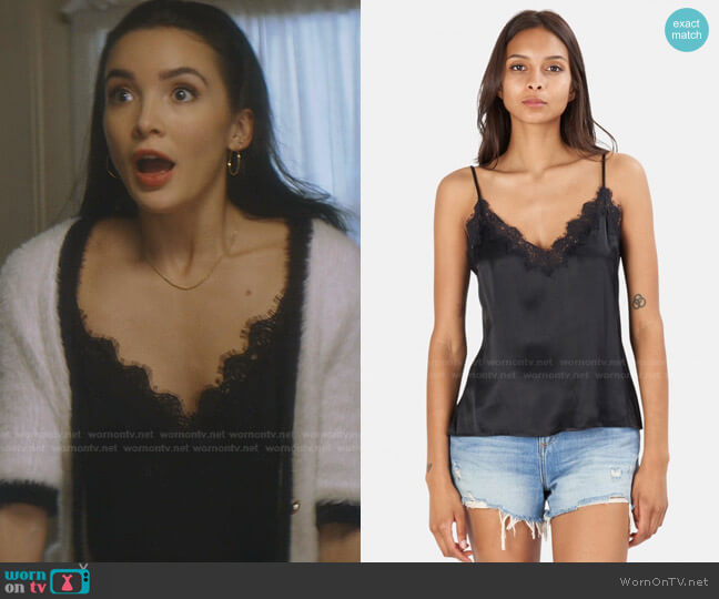 L'Agence Beatrice Camisole worn by Bess (Maddison Jaizani) on Nancy Drew