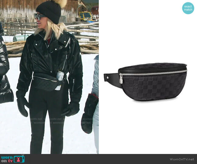 Louis Vuitton Campus Bumbag Damier Infini worn by Whitney Rose on The Real Housewives of Salt Lake City