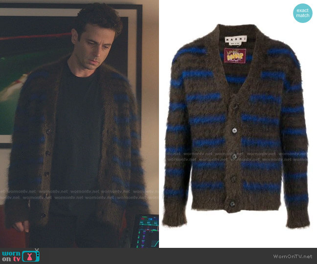 Marni Stripe-Pattern Cardigan
