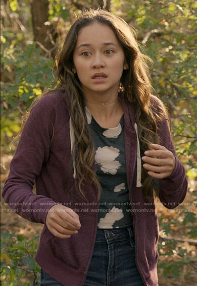 Max’s purple hoodie on Big Sky
