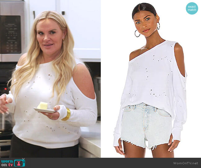 Michael Lauren Ventura Pullover worn by Heather Gay on The Real Housewives of Salt Lake City