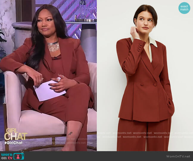 MM Lafleur The Gaia Jacket worn by Garcelle Beauvais on The Real