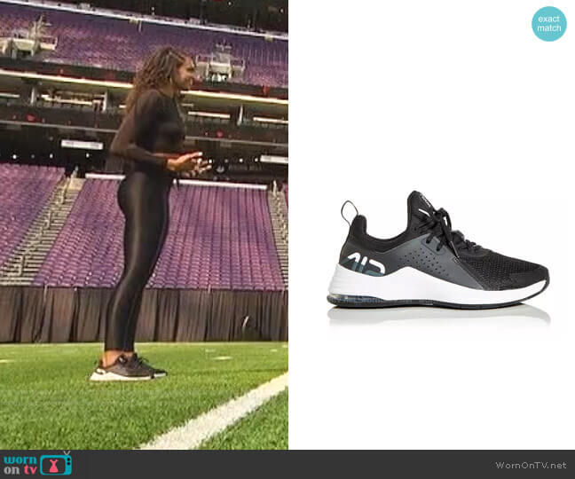 Nike Air Max Bella Low Top Running Sneakers in Black/Gray worn by Michelle Young on The Bachelorette