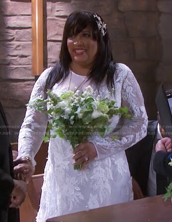 Paulina’s wedding dress on Days of our Lives