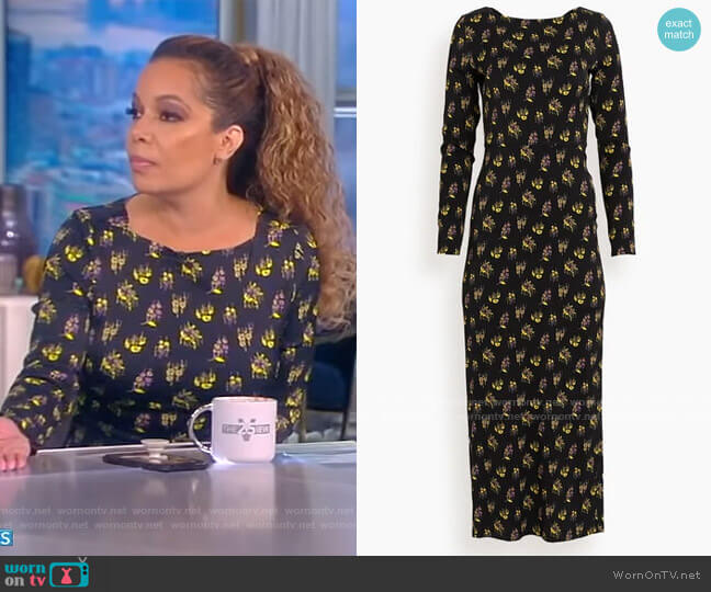 Rachel Comey Ryer Dress worn by Sunny Hostin on The View