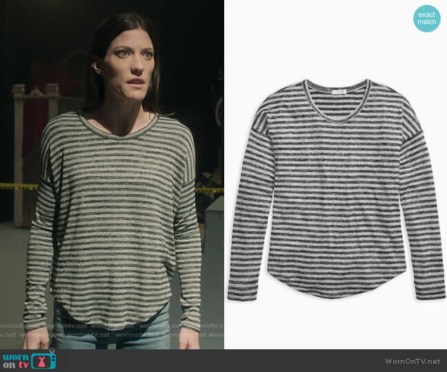 Rag & Bone The Knit Striped Long Sleeve worn by Debra Morgan (Jennifer Carpenter) on Dexter New Blood