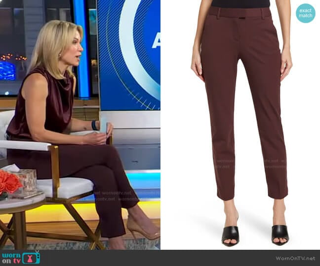 Reiss Joanne Slim Leg Trouser worn by Amy Robach on Good Morning America
