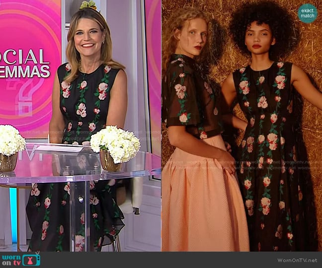 Lela Rose Resort 2022 Collection worn by Savannah Guthrie on Today
