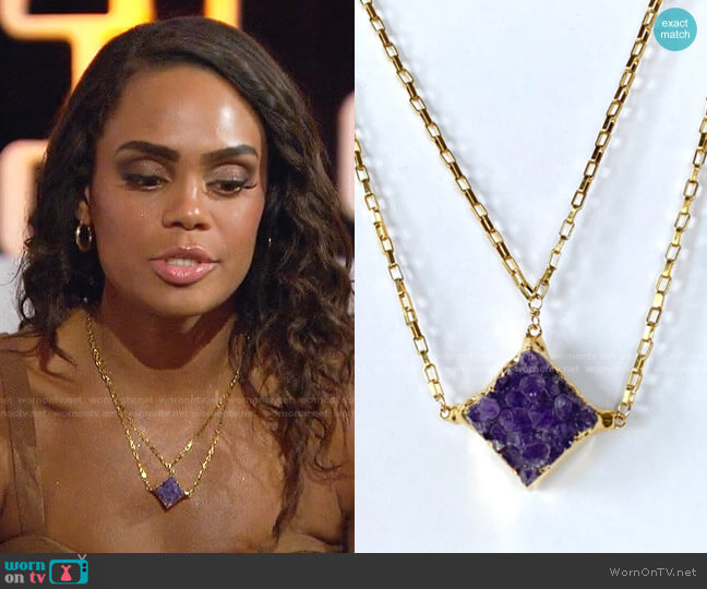 Robyn Rhodes Lorelei Necklace worn by Michelle Young on The Bachelorette