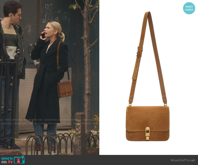 Saint Laurent Carre Suede Satchel worn by Kate Keller (Tavi Gevinson) on Gossip Girl