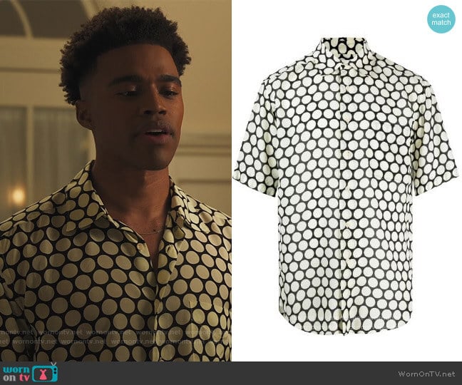 Sandro Bold Polka Dot Shirt