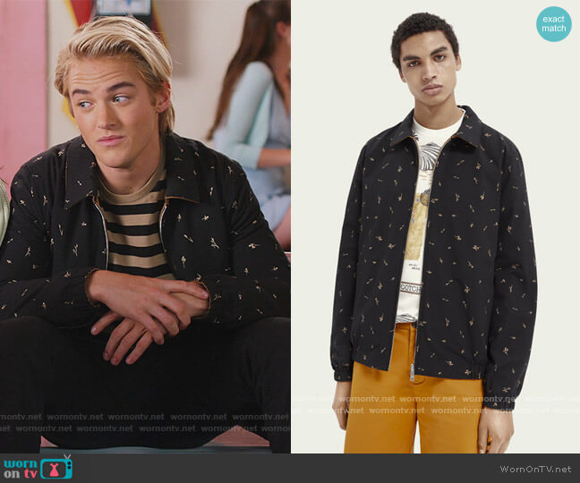 Scotch & Soda Reversible Shirt worn by Mac Morris (Mitchell Hoog) on Saved By The Bell