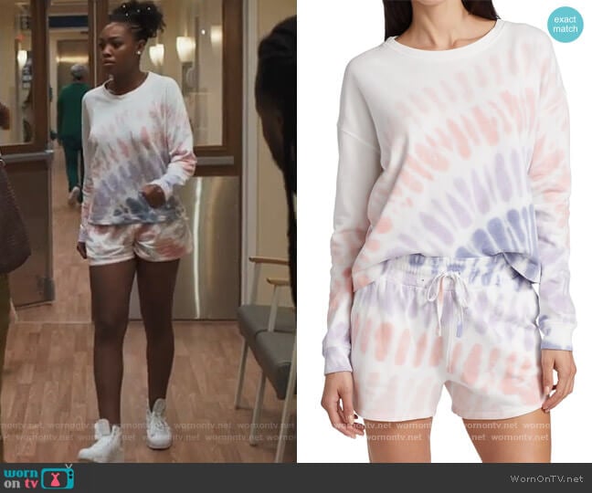 Splendid Sunbeam Pullover Top worn by Nikki Vaughn (Alana Bright) on Our Kind of People
