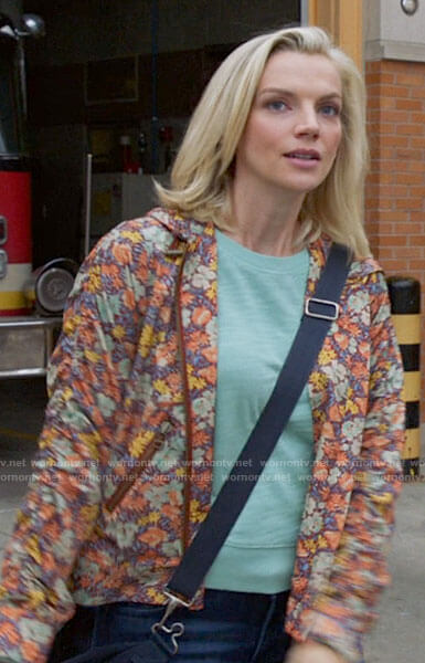 Sylvie’s floral jacket on Chicago Fire