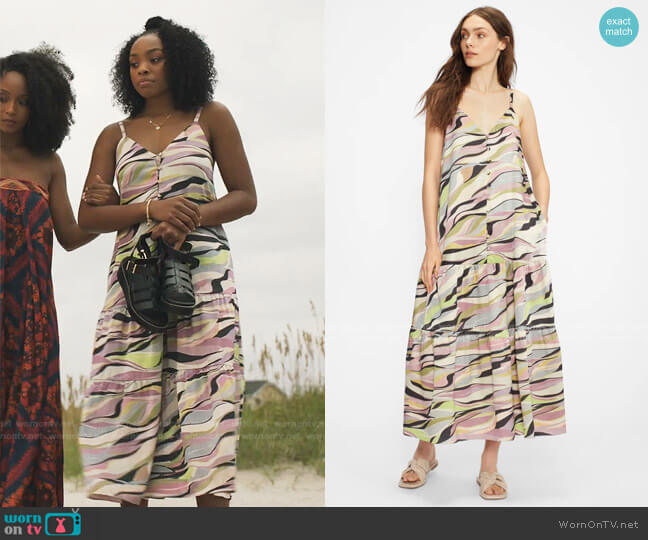 Ted Baker Warrenn Dress worn by Nikki Vaughn (Alana Bright) on Our Kind of People