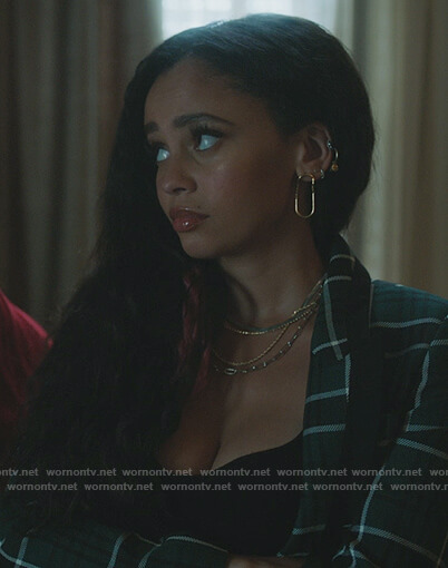 Toni’s green plaid blazer on Riverdale