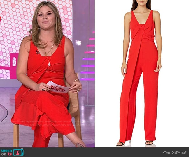 Trina Turk Hedy Jumpsuit worn by Jenna Bush Hager on Today