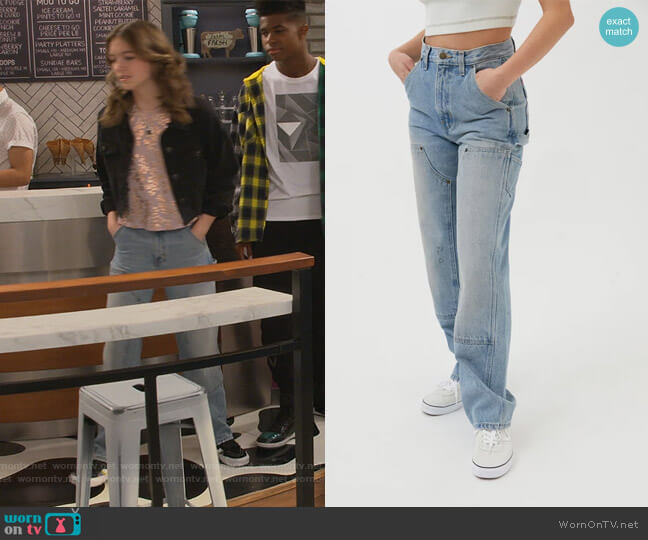 BDG High-Waisted Carpenter Jean worn by Presley (Jayden Bartels) on Side Hustle