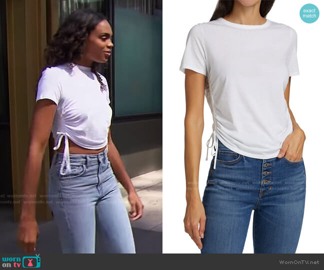 Veronica Beard Tazi Tee worn by Michelle Young on The Bachelorette