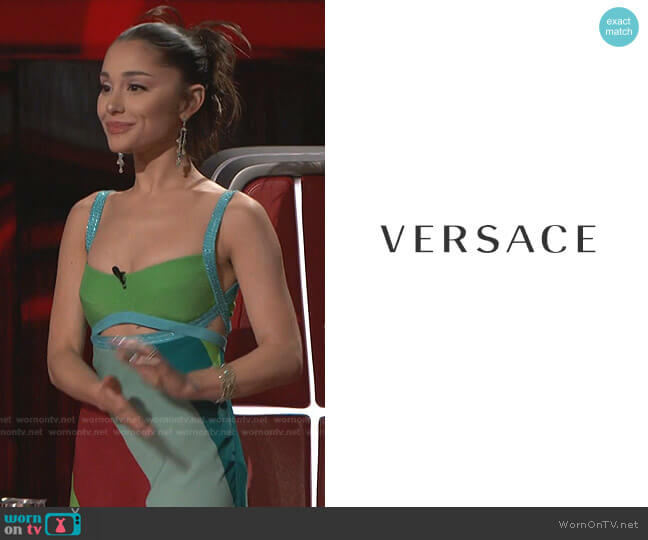 Versace Custom made worn by Ariana Grande on The Voice