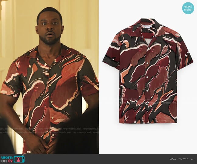 Zara Abstract Print Shirt