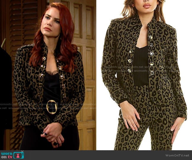 Derek Lam 10 Crosby Brigitte Band Jacket worn by Sally Spectra (Courtney Hope) on The Young and the Restless