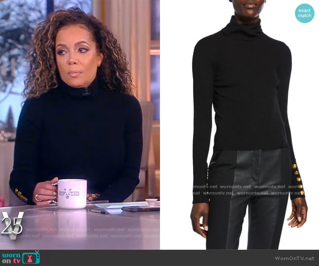 A.L.C. Desi Sweater worn by Sunny Hostin on The View